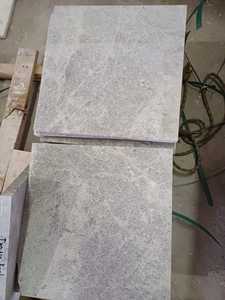 2024 Tundra Grey Matt Marble Custom Cut Slab Modern Luxury Hotel Villa Sandblasted Baño Encimera Piso Piedra decorativa - Product Image 4