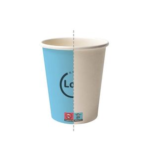 Vasos de Cartón Biodegradables de Doble Pared de 250cc - Vasos Desechables de Papel Recubierto con Fondo Completo Personalizados - Product Image 2