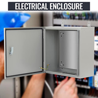 Boîtier de distribution en acier galvanisé OEM, étanche IP55, couleur personnalisée, revêtement en poudre, armoire électrique extérieure pour projecteur ODM