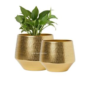 Ensemble de trois Vase à fleurs artificielles en métal couleur émail forme personnalisée pour la maison salon Vase décoratif de table - Product Image 6