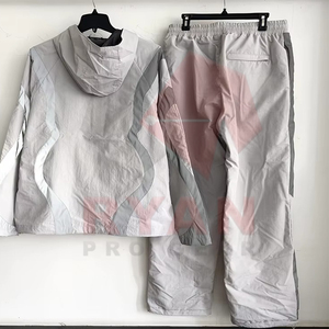 Survêtements coupe-vent personnalisés pour hommes, design élégant, tissu confortable et respirant avec logo personnalisé - Product Image 5