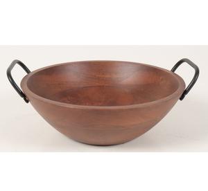 Axiom-cuenco de madera para ensalada y fruta, cuenco esmaltado con acabado de fruta para cocina, acentos para el hogar - Product Image 6