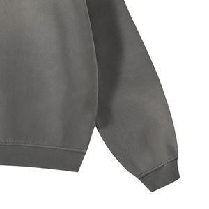 100% coton hiver plaine teint lavage à l'acide sweats à capuche zippés pour hommes entièrement personnalisés hommes poids lourd polaire fermeture éclair à capuche - Product Image 3