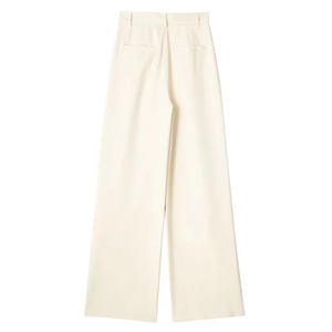 Traje de Esmoquin Holgado de Cintura Alta para Hombre, Ropa Formal de Oficina, Rayas Grises y Negras, Casual, Pierna Ancha, Doble Botonadura, Cierre de Cremallera, Lana, 2026 - Product Image 4