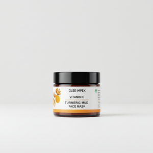 Masque pour le visage et le corps à la vitamine C et au curcuma |   Soin éclaircissant des taches brunes et soin de la peau à base d'aloe vera, format voyage pour le nez et le visage - Product Image 3