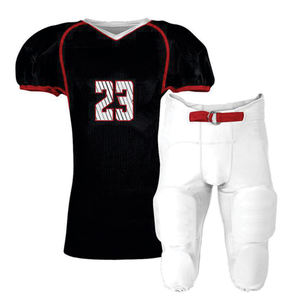 Uniformes de Fútbol Americano Personalizados con Tela Twill, Tallas Grandes, Unisex, con Logotipo del Equipo, Sin Etiquetas, Resistentes al Olor, Ecológicos y Transpirables - Product Image 2