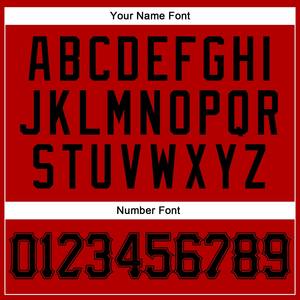 Vente chaude Personnalisé Rouge Noir Authentique Maillot De Football En Gros Classique Blanc Split Uniforme 100% Polyester Respirant Logo Personnalisé - Product Image 4