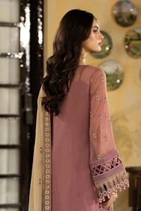 Ropa de gasa paquistaní India modesta, ropa de fiesta para mujer, trajes Salwar Kameez, vestidos transpirables de gasa Shalwar Kameez para mujer - Product Image 4