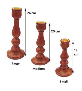 Gran oferta, soporte para velas, buen diseño, hecho a mano, decorativo para el hogar, portavelas de madera, molde para velas con acabado pulido elegante - Product Image 5