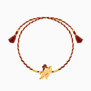 จี้และจี้แฟชั่นพระพิฆเนศขนาดเล็กสีทอง - Product Image 3