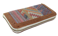 Dompet Wanita Camelon Exports Desain Kelim / Dhurry yang Indah, Banyak Kantong, Menyimpan Uang Tunai, Mata Uang, Kartu Kredit, Ponsel