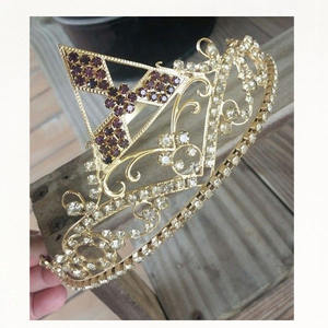 18 Masonic stuff ideas to save today jobs daughters masonic Will Crown a New Queen Crystal Stones Crown with Rhinestones 2026 - Product Image 1