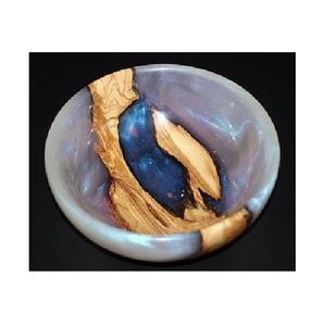 ชามตกแต่งเรซิ่นศิลปะทำด้วยมือขัดเงาสวยงามทันสมัยสไตล์โมเดิร์นเหมาะสำหรับใช้ในโต๊ะหรือตกแต่งบ้าน - Product Image 1