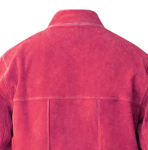 Matériau respirant Veste en cuir de soudage de bonne qualité Meilleur design Veste de travail pour hommes - Product Image 3