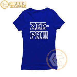 Haut coton XL T-Shirt personnalisé Zeta Phi Beta sororité vêtements High-Tech plaine décontracté femmes fraternité en gros - Product Image 5