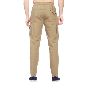 Pantalon cargo décontracté de qualité supérieure pour hommes, grande taille, design personnalisé, couleur unie, coupe ajustée, léger, léger - Product Image 5