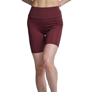 Shorts de sport pour femmes en tissu polyester, élasthanne et nylon extensible dans 4 directions, best-seller, nouveau style, couleur unie, short de yoga personnalisé - Product Image 6