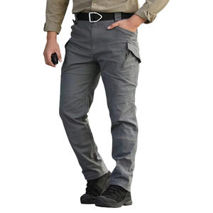 กางเกงทำงานคาร์โก้ผู้ชายแบบสั่งทำกางเกงหลายกระเป๋าที่ทนทานมีตัวเลือกส่วนบุคคลสำหรับการประชุมเชิงปฏิบัติการและการใช้งานกลางแจ้ง - Product Image 1