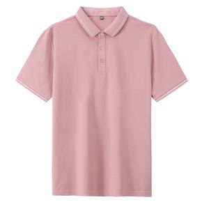 Venta al por mayor de tallas grandes de los hombres de golf de impresión para Polos de tela de punto de algodón poliéster características deportivas en blanco - Product Image 2