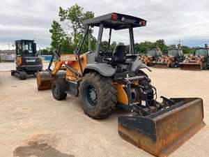 2017 utilizado para CASE 570N EP Skid Steer Loader 4x4 Mini cargador de rueda delantera accesorio de cubo Huade cilindro hidráulico PLC incluido - Product Image 4