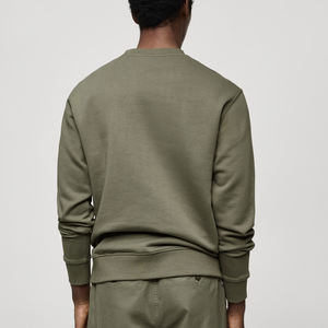 Sweat-shirt unisexe d'hiver de haute qualité avec logo personnalisé, logo imprimé, broderie, surdimensionné, poids lourd, 100% coton, col rond - Product Image 6