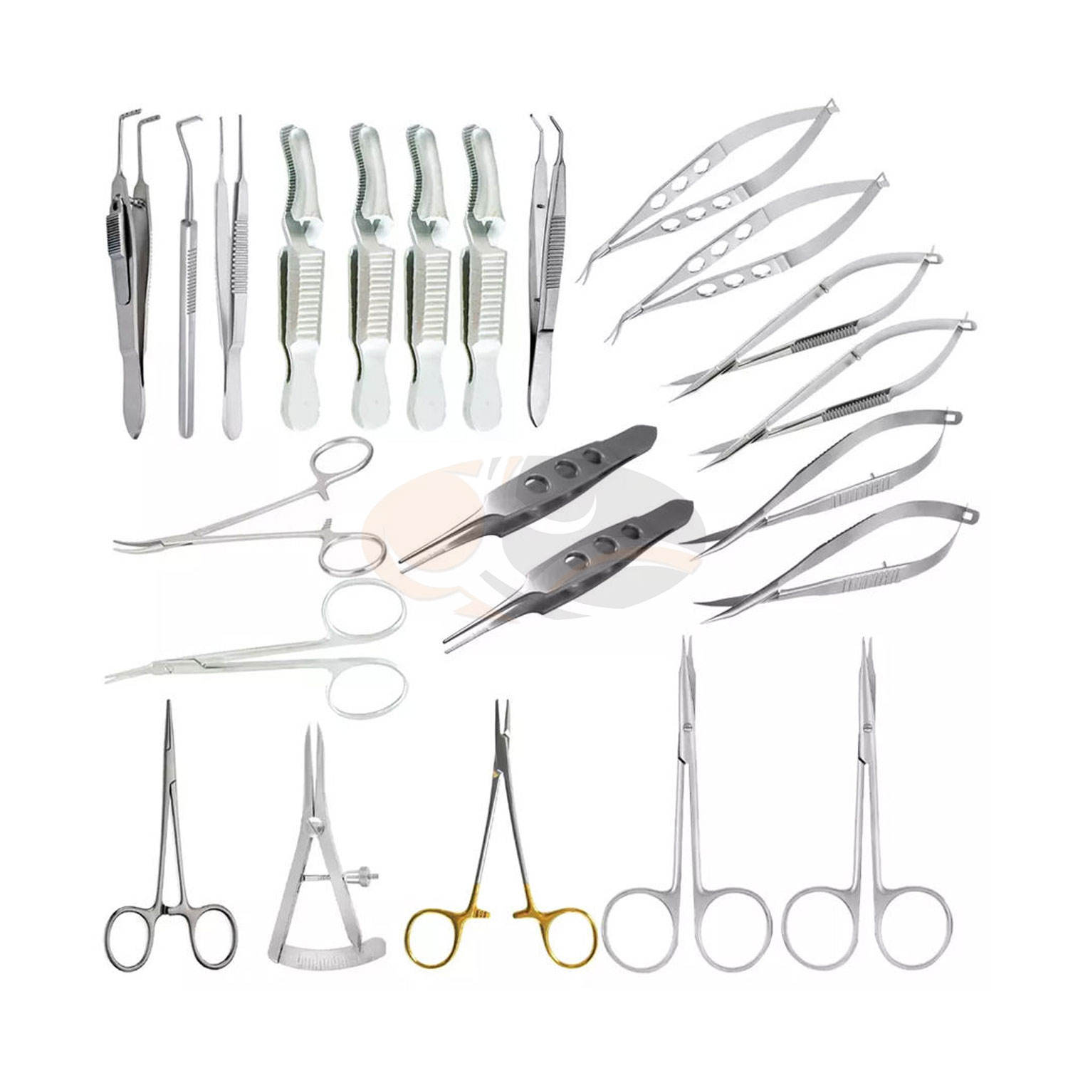 Ensemble d'instruments de chirurgie