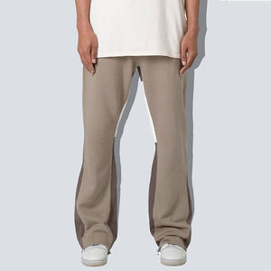 Pantalones de chándal informales Bootcut & Flare Fleece para hombre con diseño OEM Embalaje personalizado ecológico - Product Image 3