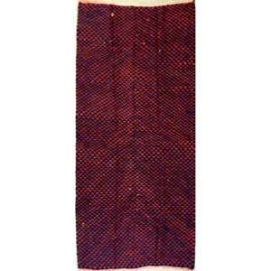 One Of The Kind Authentic Hand-Knotted Sanandaj Vintage Kilim 9'2 X 4'9 - Product Image 1