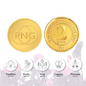 เหรียญทอง 24 กะรัต 995 PNG น้ำหนัก 2 กรัม ของสะสมทางวัฒนธรรม เครื่องประดับ - Product Image 3
