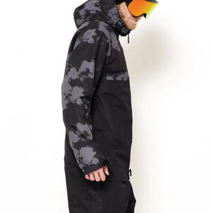 Combinaison de ski unisexe respirante à fermeture éclair coupe-vent imperméable pour sports d'hiver snowboard à capuche activités de plein air grande taille - Product Image 4