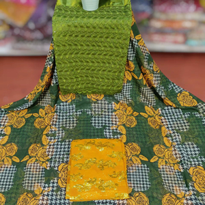 Tissu imprimé jacquard slub de qualité supérieure pour voile dirac 2026, coton de haute qualité, écologique, robe pour filles, tenue de soirée de mariage - Product Image 1