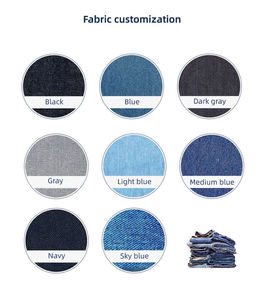 Nuevos Jeans de Diseñador 2025, Cintura Media, Lavado Azul, Estilo Cargo Holgado con Múltiples Bolsillos para Hombre, Servicio OEM ODM - Product Image 6