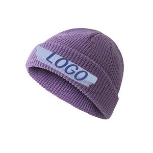 Fashion Custom Colors Wholesale Custom Spring and Winter Hats logo Custom Winter Wool Beanies - Product Image 1