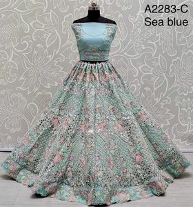 Lehenga Sexy de Diseñador 2022 para Mujer, para Bodas y Ocasiones Especiales, Compra en Línea, Vestido de Novia de la India - Product Image 3