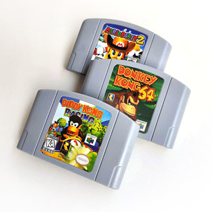Juego de Mario Party 2 Donkey Kong 64 Racing para <span class=keywords><strong>N64</strong></span>, Fabricante de Juegos para <span class=keywords><strong>N64</strong></span>, Probado en Excelentes Condiciones, Cartucho Diddy Racing 64 - Product Image 1