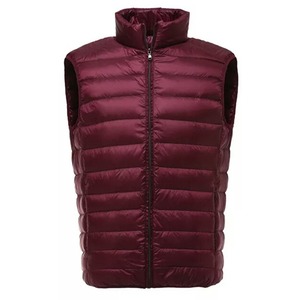 Gilet en duvet gonflé pour hommes personnalisé de luxe tendance à prix d'usine veste d'hiver pour hommes avec rembourrage dernier service OEM - Product Image 4