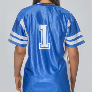 Fabricante transpirable 100% poliéster Oversize Sports Jersey Boxy Cropped Fit Football Jersey Mesh Jersey - Product Image 3