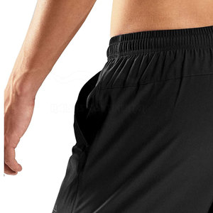 Short athlétique de haute qualité pour hommes, design personnalisé, uni, décontracté, style de rue, élastique, taille moyenne, grande taille, toile en vente - Product Image 4