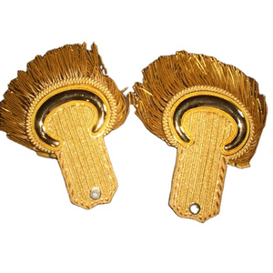 Épaulettes de rechange 100% fil et laine, accessoires uniformes, broderie, logos personnalisés - Product Image 1