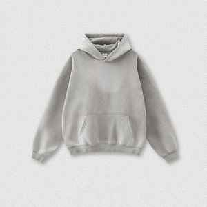 เสื้อฮู้ดผ้าฝ้าย100% สำหรับผู้ชายขนาดใหญ่พิเศษเสื้อมีฮู้ดของผู้ชายเสื้อมีฮู้ดของสไตล์ร้อนแรงสินค้ามาใหม่2025 - Product Image 5