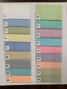 Tissu en coton de soie, largeur 58, matière première textile pour vêtements, tissu pour chemises, pour costumes homme et femme, pour garçons - Product Image 4