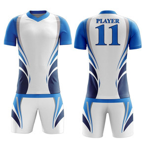 2024 uniformi da calcio personalizzate Unisex nuovi set di Design in bianco stampa Logo sublimazione taglio automatico prezzo all'ingrosso servizio OEM - Product Image 2