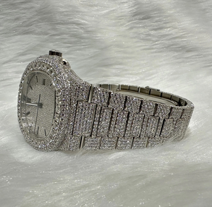 Offre Spéciale Montres de luxe Hip Hop Moissanite VVS de marque Iced Out avec diamants pour hommes - Product Image 3