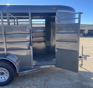 2024 Calico Horse Trailers 6 'X 16' Live Stock Trailer GVWR 3175 Farm Trailer Jaula de caja de doble eje Mejor precio - Product Image 6