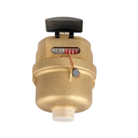 Compteur d'eau volumétrique IP68, multi-jets, corps en laiton, classe C R160, sortie impulsionnelle, OEM, mesure précise, stable et durable