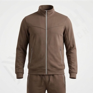 Chándal de Invierno para Hombre con Capucha, a la Moda, de Alta Calidad, Color Sólido, Transpirable, Ligero, Mangas Largas, Color Personalizado 100% - Product Image 1