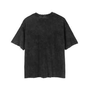 เสื้อยืดผู้ชายผ้าฝ้าย 100% ทรงโอเวอร์ไซส์ สไตล์สตรีทแวร์ ทรงบ็อกซี่ แห้งเร็ว ระบายอากาศดี เป็นมิตรกับสิ่งแวดล้อม - Product Image 5