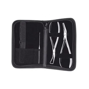 Kit de herramientas de microenlace personalizado, herramienta de extensión de cabello, gancho de tracción de acero inoxidable, aguja, Kit de alicates para extensión de cabello - Product Image 4
