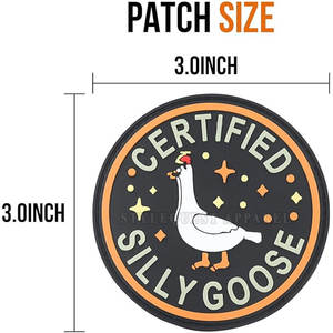 Parche de PVC ecológico de diseño personalizado de alta calidad Estilo único Impreso Parche de PVC personalizado de alta calidad - Product Image 5