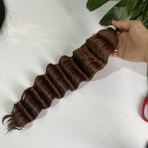 Extension de cheveux humains Remy, cheveux humains, vierges, vietnamien, russe, européen, brun, blond, 613 ondulé, I Tip, nouvel arrivage, vente en gros - Product Image 2